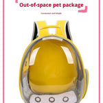 Load image into Gallery viewer, Space Capsule Breathable Oxford Pet Backpack Carrier Portable Travel Bag for Small Medium Dogs Cats Outdoor Walking