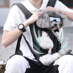 Load image into Gallery viewer, Dog Carrier Backpack Adjustable Dog Pet Cat Front Carrier Backpack Ventilated Dog Chest Carrier for Hiking Camping Travel