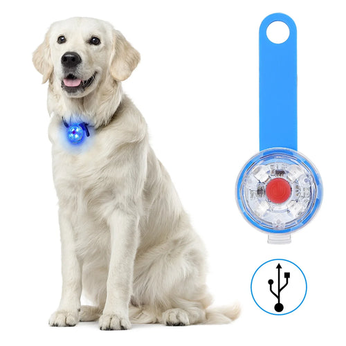 TLX-7520256 Waterproof LED Safety Light for Dogs - Lightweight, Durable, Multiple Colors Available