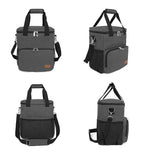 TLX-9715712 Waterproof Portable Organizer for Dogs, Gray, 27x23x18 cm, Oxford Fabric Lining Polyester - Image 6