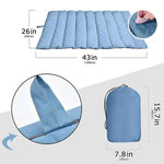 TLX-2408448 Waterproof Foldable Travel Blanket for Dogs, Cotton, Removable and Washable, Lightweight, Solid Color, L Size - Image 4