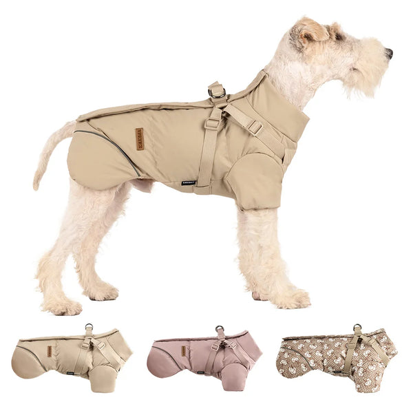 Reflective Adjustable Waterproof Coat for Dogs
