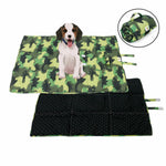 TLX-8607360 Waterproof Foldable Outdoor Sleeping Pad for Dogs, Oxford Fabric, Rectangle Shape, 70x100cm/100x140cm, Lightweight - Image 1