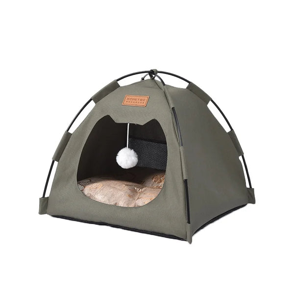 Waterproof Breathable Mesh Portable Dog Tent - for Camping & Outdoor Use