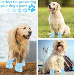 TLX-9420800 Waterproof Adjustable Reflective Dog Shoes - EVA Material, Solid Color Options, Sizes 1#-8# - Image 3
