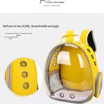 Load image into Gallery viewer, Space Capsule Breathable Oxford Pet Backpack Carrier Portable Travel Bag for Small Medium Dogs Cats Outdoor Walking
