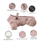 TLX-4413056 Reflective Adjustable Waterproof Coat for Dogs, Convenient and Functional Pet Gear - Image 2