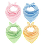 TLX-7198336 Cooling Bandana for Dogs - Polyester, Plaid Pattern, Blue/Pink/Yellow/Green, 5.8"x15.8 - Image 1