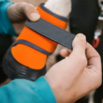 TLX-5691008 Reflective Adjustable Hiking Dog Boots in Orange, Durable Nylon, Sizes S/M/L/XL/XXL - Image 2