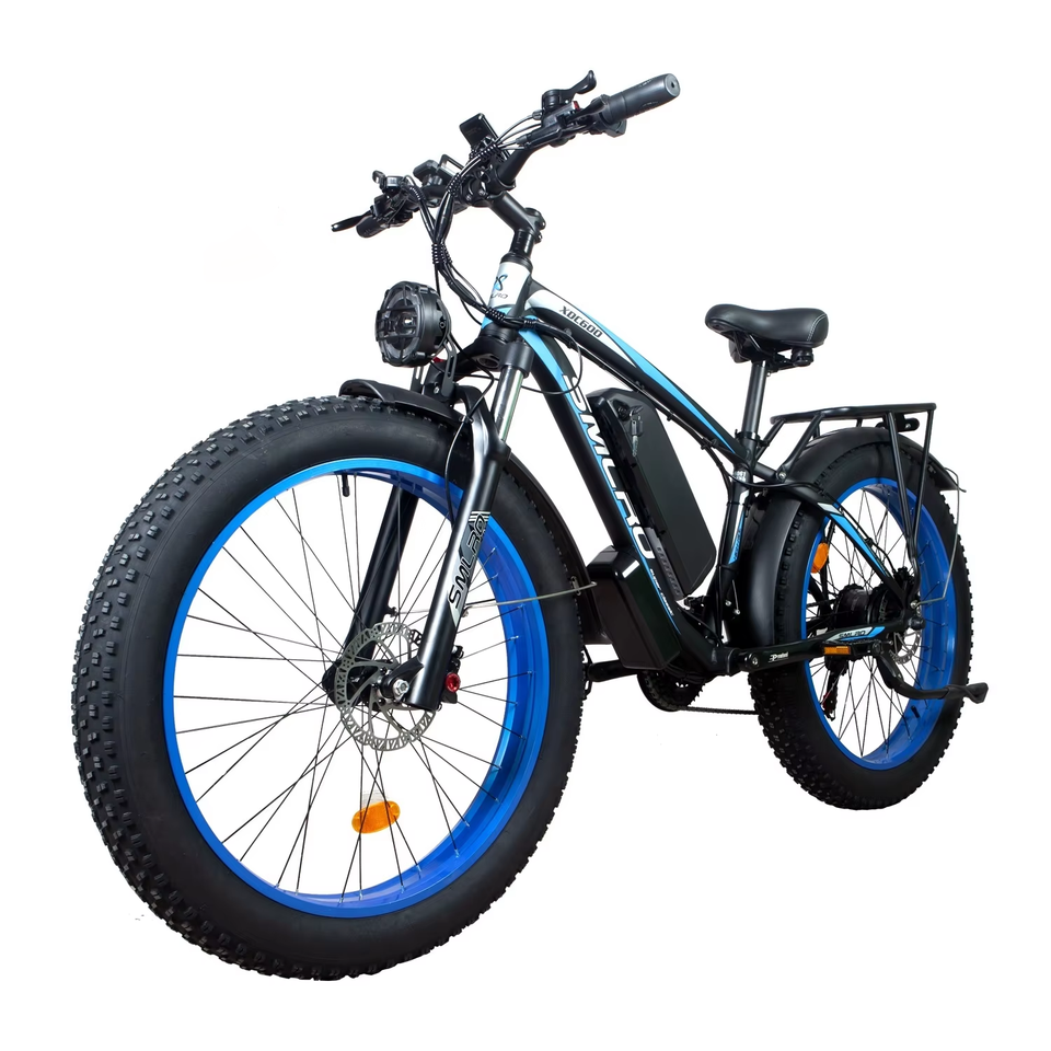 26 Inch Fat Tire Electric Bike 1000W 48V 16Ah All-Terrain Aluminum 21-Speed
