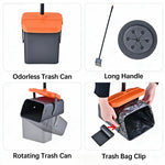 TLX-8503296 Portable Pet Waste Kit for Dogs and Cats - Grayish Orange, Durable and Eco-Friendly Pooper Scooper - Image 5