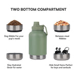 TLX-8896512 Portable Stainless Steel Dog Bowl, Essential Supplies for Outdoor and Indoor Use - Image 3