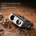 TLX-0278528 Emergency Whistle for Dogs - Titanium Alloy Survival Tool, Portable and Lightweight, Customizable Color, 4x2x0.8cm - Image 4