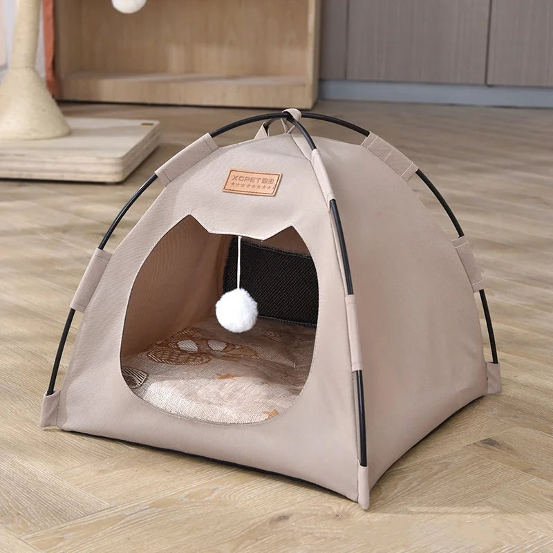 Waterproof breathable mesh portable dog tent   for camping & outdoor use