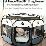 TLX-6340608 Breathable Mesh Portable Dog Tent for Camping and Outdoor Use, Cotton and Oxford Cloth, Water-Resistant, Zipper Closure, Round Shape - Image 2