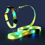TLX-0114688 Adjustable Breathable Mesh LED Dog Collar Light, Nylon, Striped Pattern, Large Medium Giant Size - Image 2