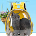 Load image into Gallery viewer, Space Capsule Breathable Oxford Pet Backpack Carrier Portable Travel Bag for Small Medium Dogs Cats Outdoor Walking
