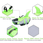 TLX-4374528 Breathable Mesh Dog Life Jacket for Swimming and Boating, Adjustable and Lightweight, Striped Design - Image 2