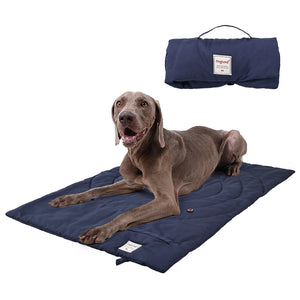 TLX-9584640 Waterproof Portable Outdoor Blanket for Dogs, Polyester Fill, 37.4 x 25.6 Inch, Solid Color Options
