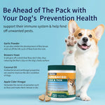 TLX-6215296 Dog Paw Balm - Fish Oil and Coconut Oil Formula for All Breeds - Immune Support - Grain-Free, High-Protein - 2.5g per Chew - Image 5
