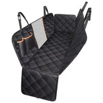 TLX-1064960 Waterproof Foldable Back Seat Protector for Dogs and Small Animals, Oxford Material, 54x59 Inch, Quadrate Pattern - Image 1