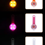 TLX-5330560 Waterproof LED Safety Light for Dogs - Blue, Green, Pink, Red, White, Yellow, Orange - Lightweight, Round Design - Image 3