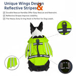 TLX-0615552 Reflective Adjustable Dog Life Jacket with Handle for Swimming and Boating, Essential Supplies for Outdoor and Indoor Use - Image 3