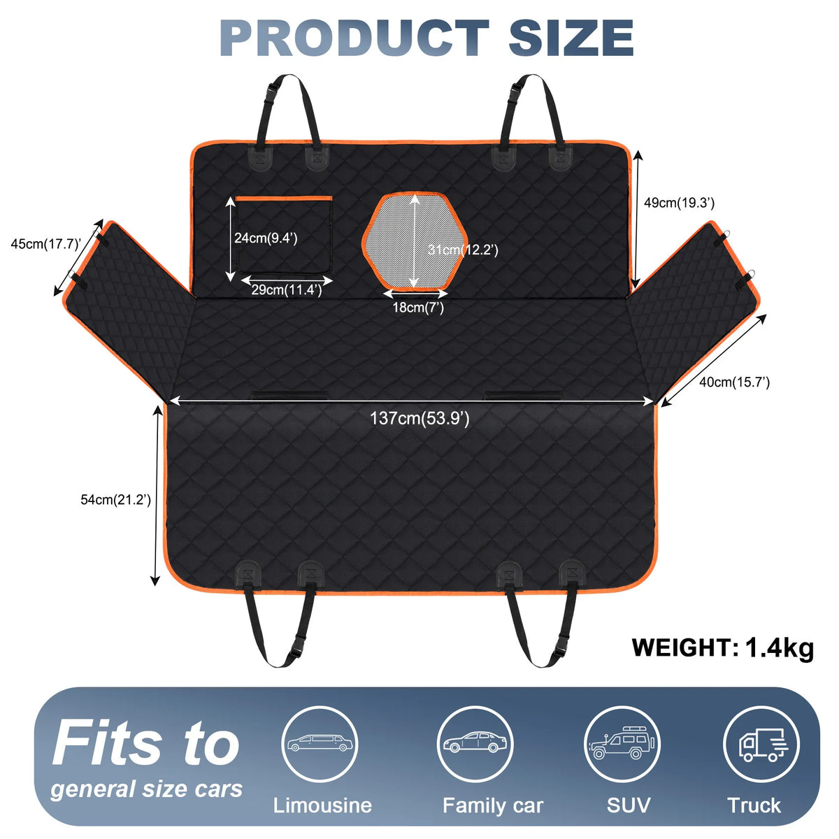 Car organizer for dogs