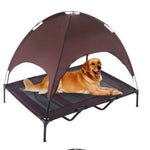 TLX-9557632 Elevated Dog Bed with Canopy for Outdoor Use, Oxford Fabric, Lightweight, Easy to Clean - Image 9