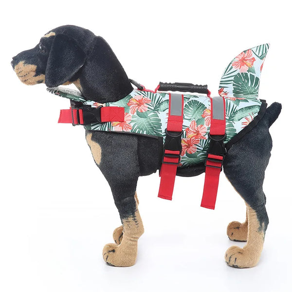 Reflective Waterproof Dog Life Jacket - for Swimming & Boating
