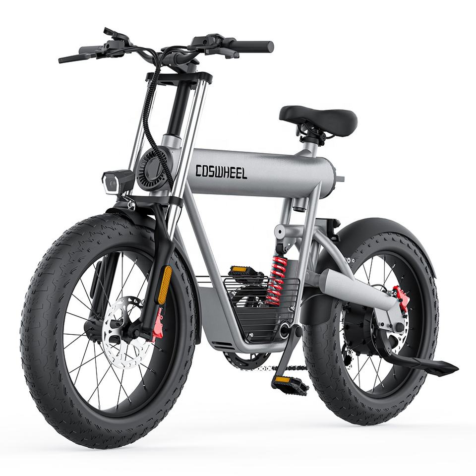 20 Inch Electric City Bike 1000W 48V Aluminum Frame Hydraulic Disc Brake 7-Speed