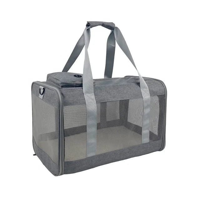 Breathable mesh foldable dog car seat carrier   for travel
