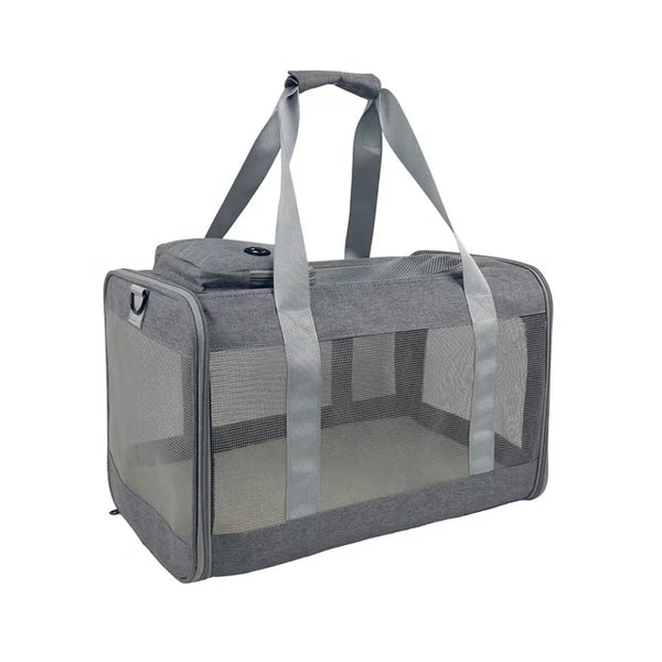 Breathable Mesh Foldable Dog Car Seat Carrier - for Travel