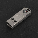 TLX-0245760 Titanium Alloy Emergency Whistle for Dogs - Portable Survival Tool, Silvery, 4*2*0.8cm, 26g - Image 8