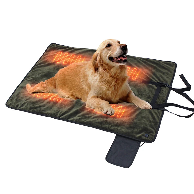 Waterproof adjustable outdoor blanket for dogs