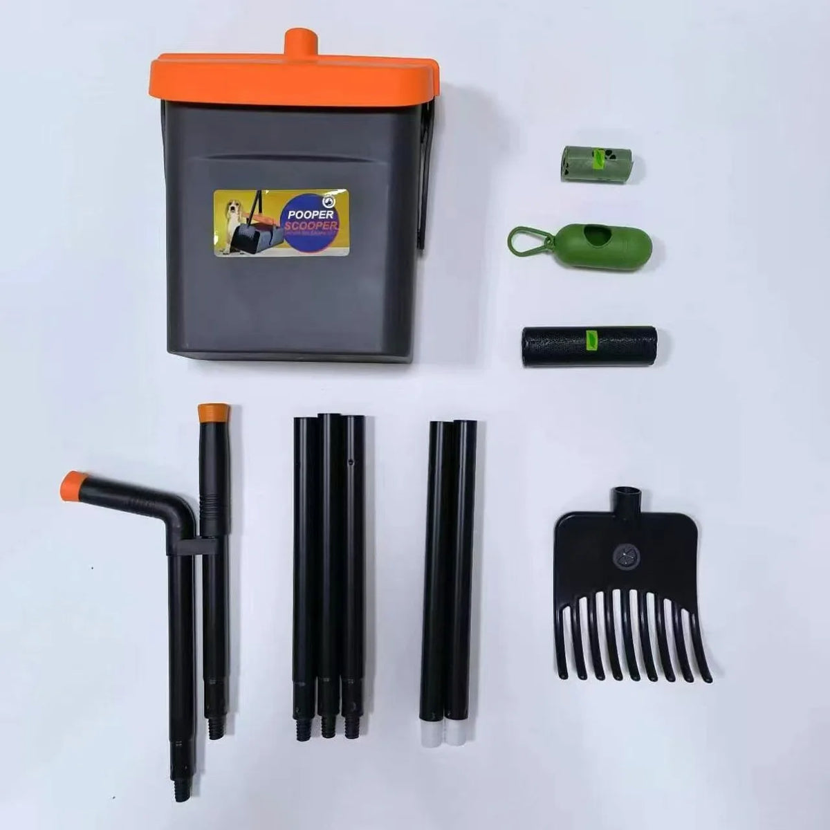Adjustable portable waste kit for dogs