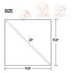 TLX-6995968 Cooling Bandana for Dogs - Plaid Pattern - Polyester - Size 5.8"x15.8" - Available in Blue, Pink, Yellow, Green - Image 4