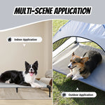 TLX-8017536 Waterproof Foldable Elevated Dog Bed with Canopy for Outdoor Use, Convenient and Functional Pet Gear - Image 3