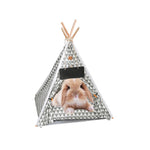 TLX-9861888 Foldable Portable Pet Teepee Tent for Dogs and Cats - Eco-Friendly Wood, Lightweight, Outdoor Use - Image 12