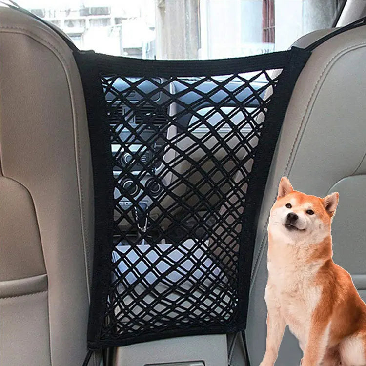 Breathable mesh foldable car organizer for dogs