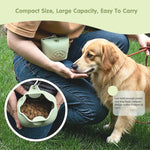 TLX-8273920 Waterproof Adjustable Treat Bag for Dogs and Cats - 100% Food-Grade Platinum Silicone, Foldable, Portable, Lightweight - Image 3