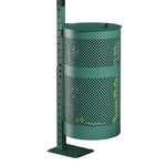 TLX-8568832 Dog Waste Kit with Iron and Galvanized Steel Construction, Includes 4 Dog Poop Bags and Can Liner, Lightweight and Easy to Clean - Image 4