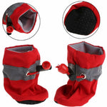 TLX-6182528 Waterproof Protective Socks for Dogs - Lightweight Corduroy Material, Solid Pattern, All-Season Use - Image 3
