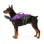 TLX-0746624 Reflective High-Buoyancy Dog Life Jacket with Handle for Swimming and Boating, Stylish Design for Everyday Pet Care - Image 4
