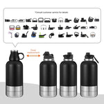 TLX-0540672 Portable Emergency Water Container for Dogs - Stainless Steel, Manual Waterproof, Outdoor Use, Rounded Shape - Image 6