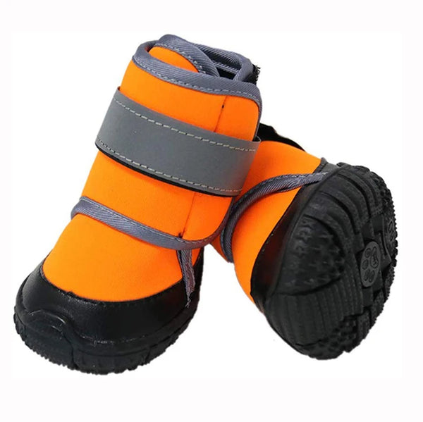 Reflective Adjustable Hiking Dog Boots