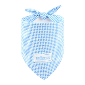 TLX-7362176 Cooling Bandana for Dogs in Pink/Blue/Yellow - Lightweight, Eco-Friendly Material, Sizes S/M/L