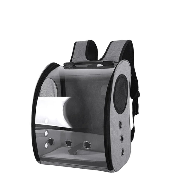 Breathable Mesh Portable Dog Hiking Harness with Saddle Bags - for Trail & Travel