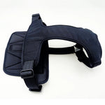 TLX-9468672 Reflective Padded Dog Hiking Harness - Lightweight Nylon and Neoprene - Black - Sizes M, L, XL - Image 2