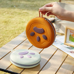 TLX-9027584 Foldable Portable Silicone Bowl for Dogs and Cats - Lightweight, Leak Proof, 2 in 1, Animal Print, 160mm - Image 4